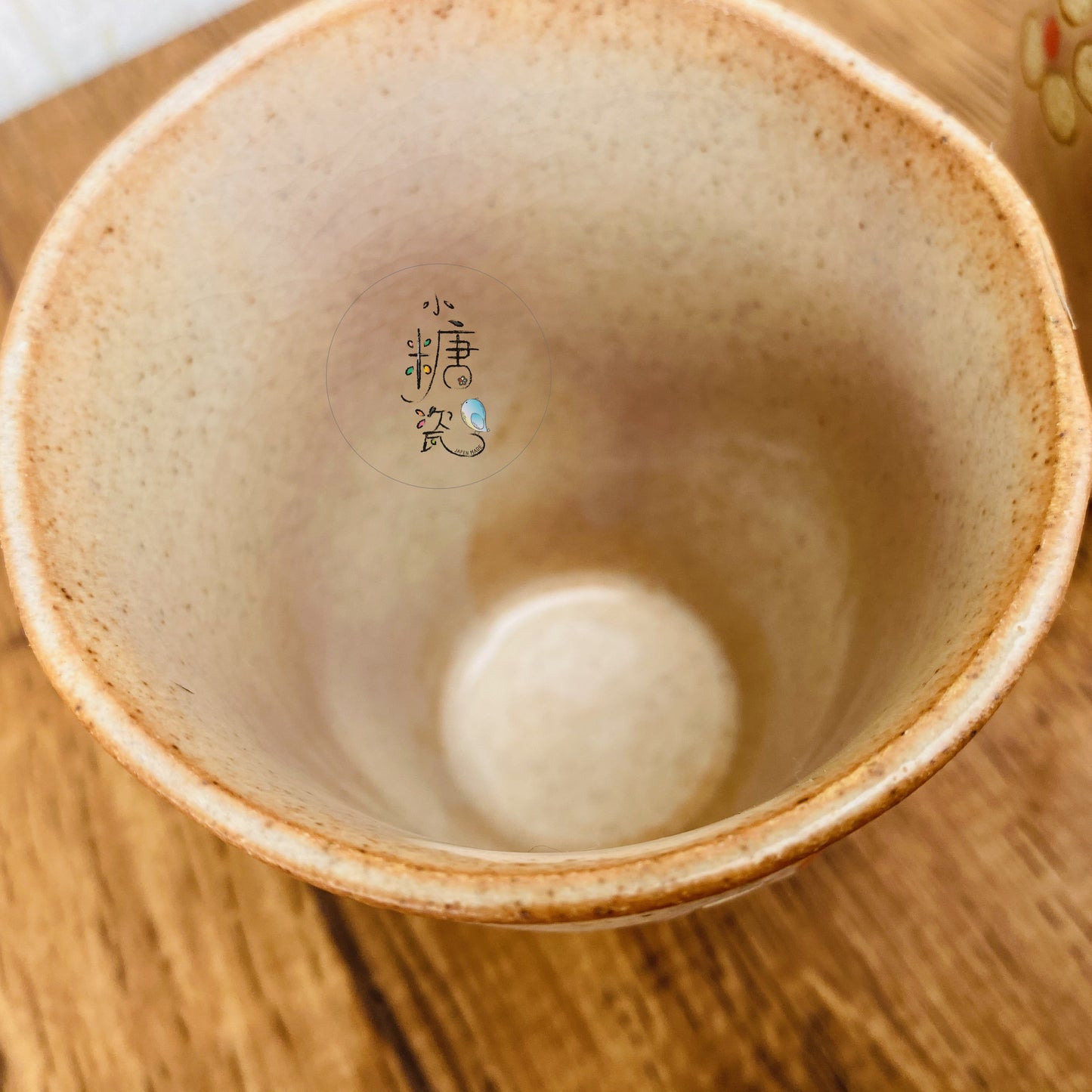 小糖瓷｜日本製 陶作花朵朵鄉村風手握杯（兩色）