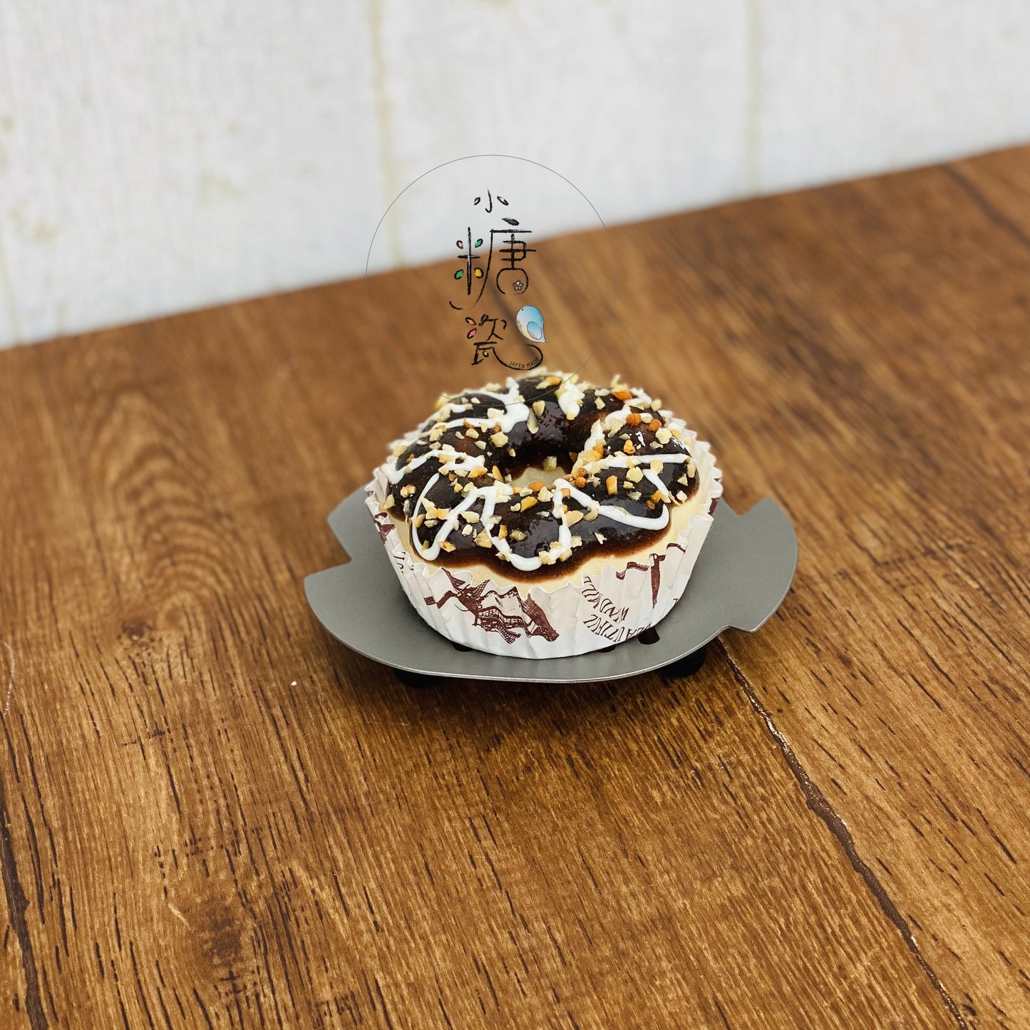 小糖瓷｜日本製 🈴️ [新潟縣] 不鏽鋼磨砂灰魚兒游游肥皂盤/糖果小盤/名片碟