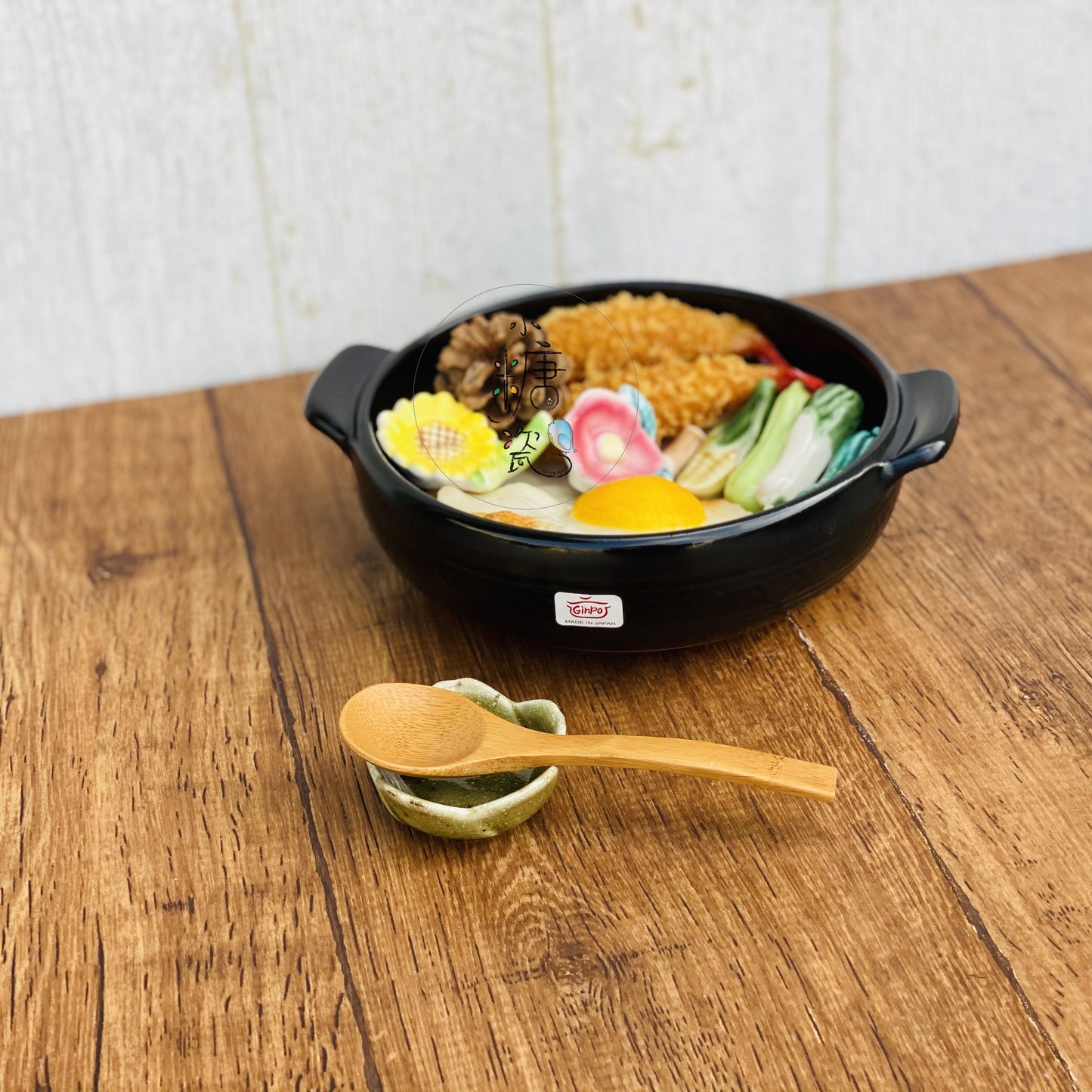 小糖瓷｜日本製 🈴️ [萬古燒] 天目直火雙耳料理煮物鍋（無蓋）