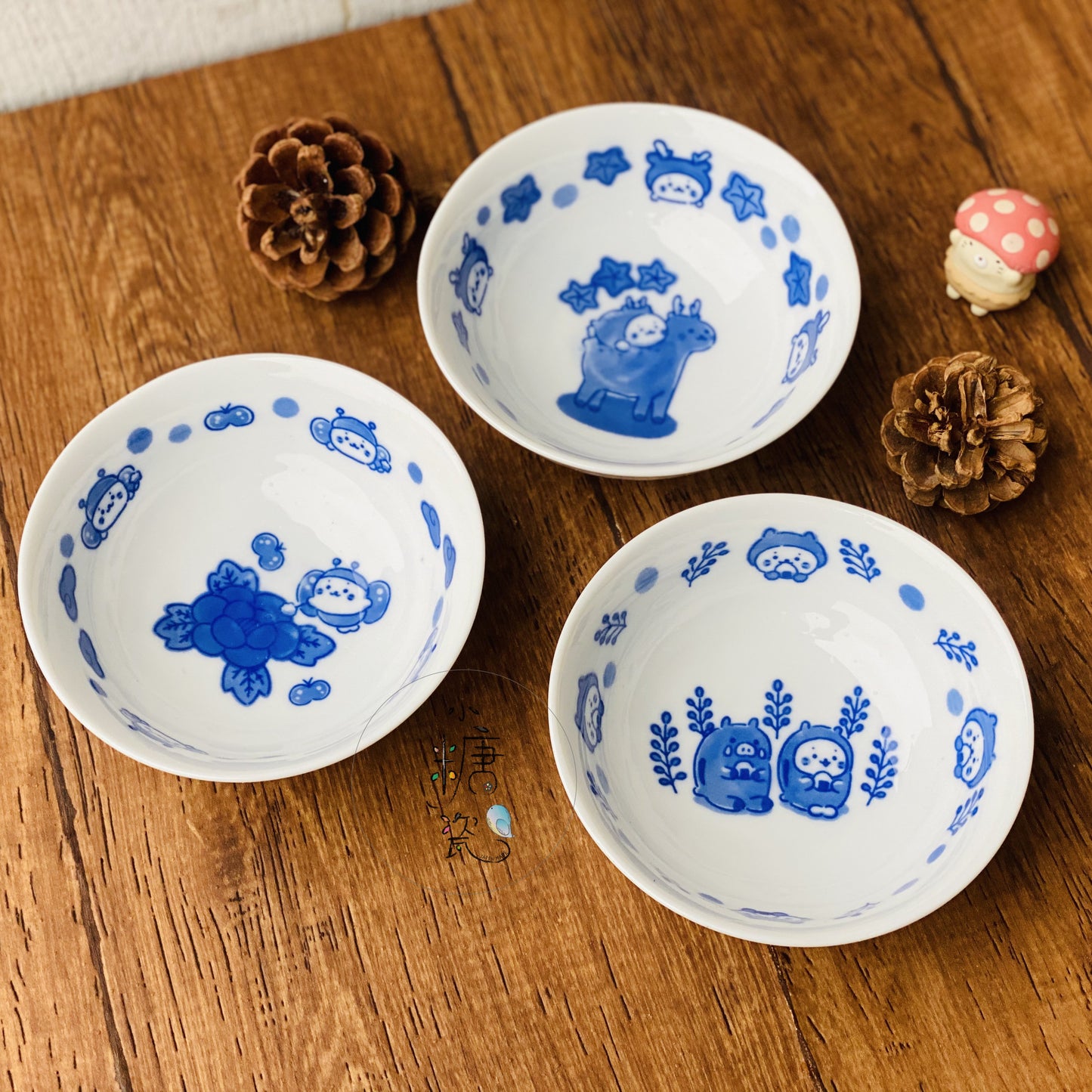 小糖瓷｜日本製 [SAN-X] MAMEGOMA海豹寶寶 輕量小沙拉碗/淺井/小鉢/甜點鉢（三款）