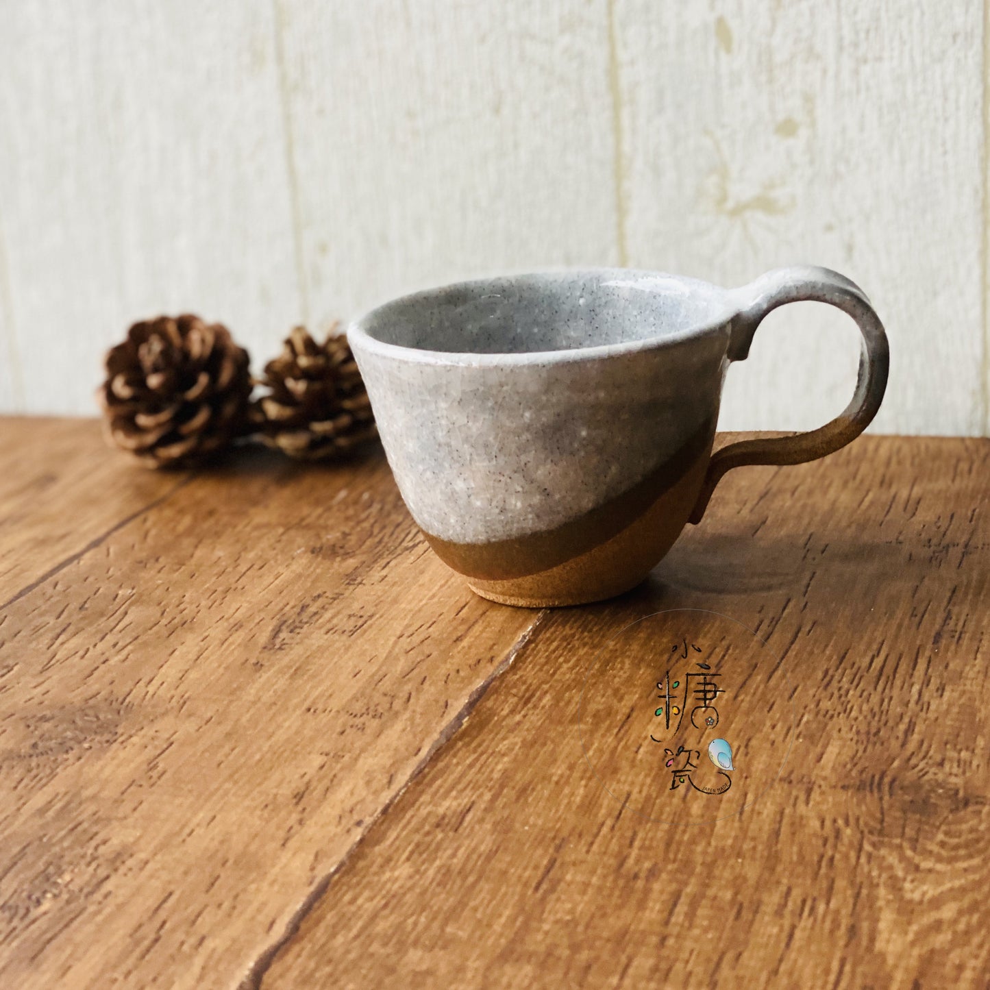 小糖瓷⎜日本製 🈴️ 職人手作陶銀灰超輕量馬克杯/咖啡杯