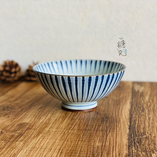 小糖瓷｜日本製 海波十草毛料碗/大平碗/飯碗（三個尺寸）