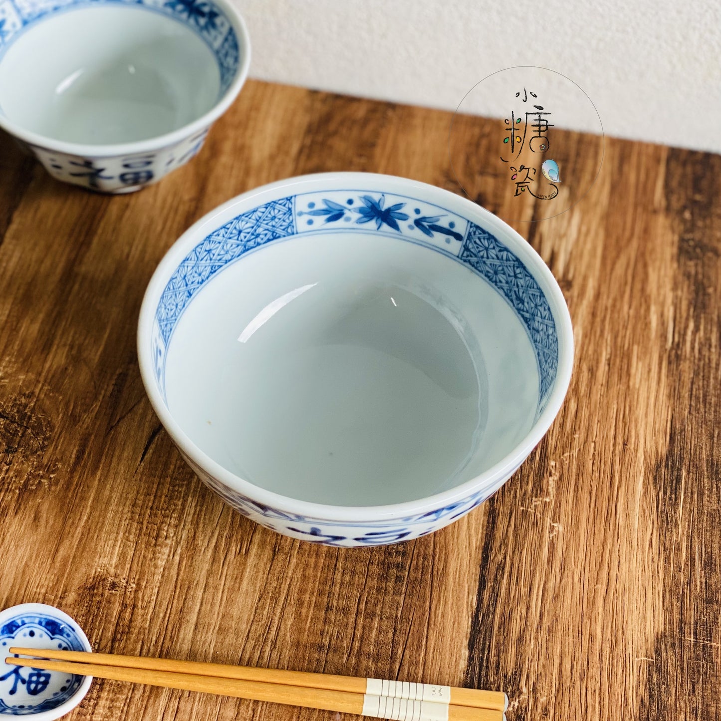 手寫福字圓滿輕量大和尚/碗公/麵碗