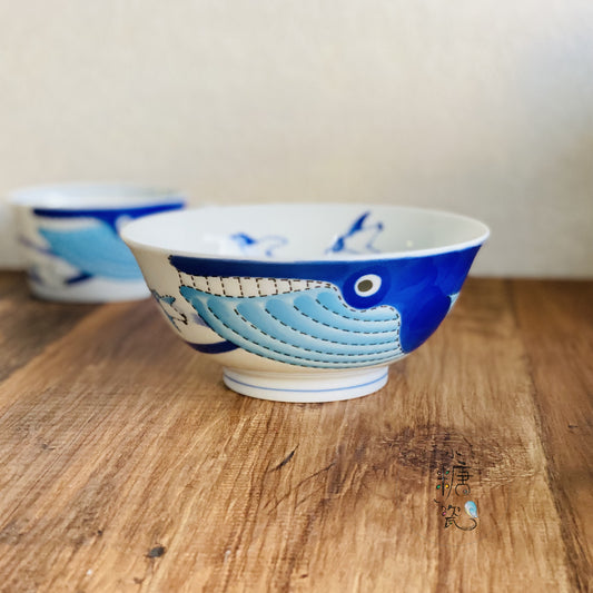 小糖瓷｜日本製 兒童（子供）可愛鯨鯊拉麵碗/麵碗