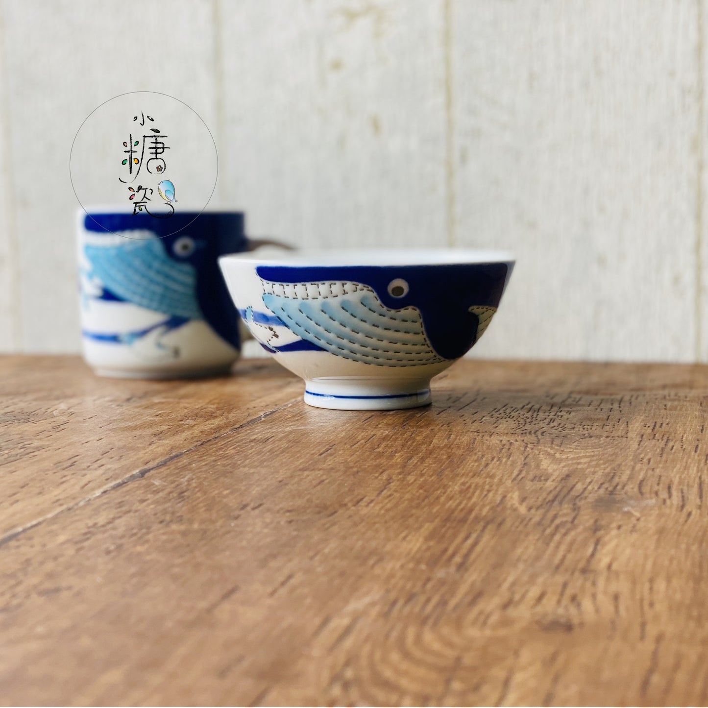 小糖瓷｜日本製 兒童（子供）可愛鯨鯊飯碗