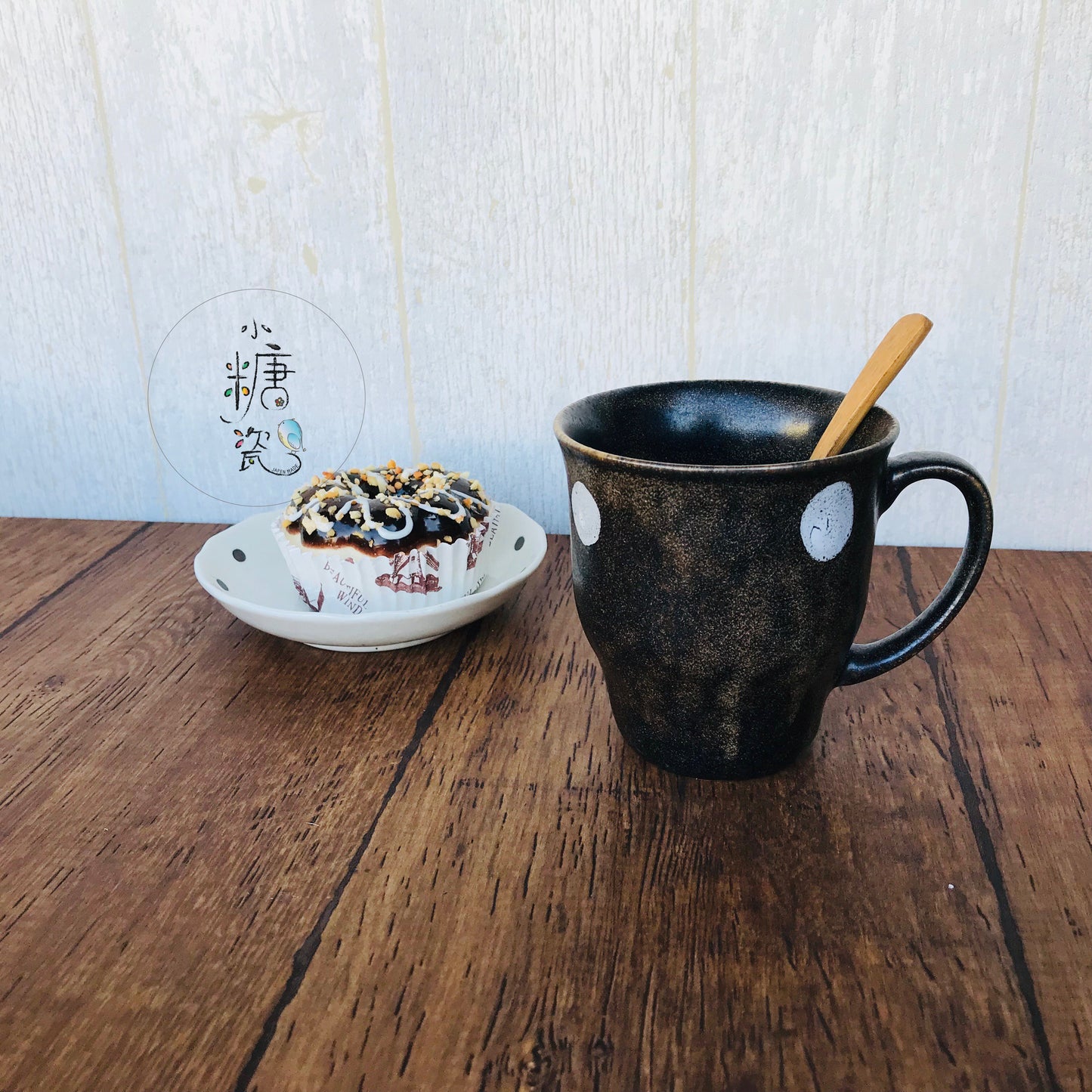 小糖瓷⎜日本製 鄉村手陶味馬克杯（兩色）