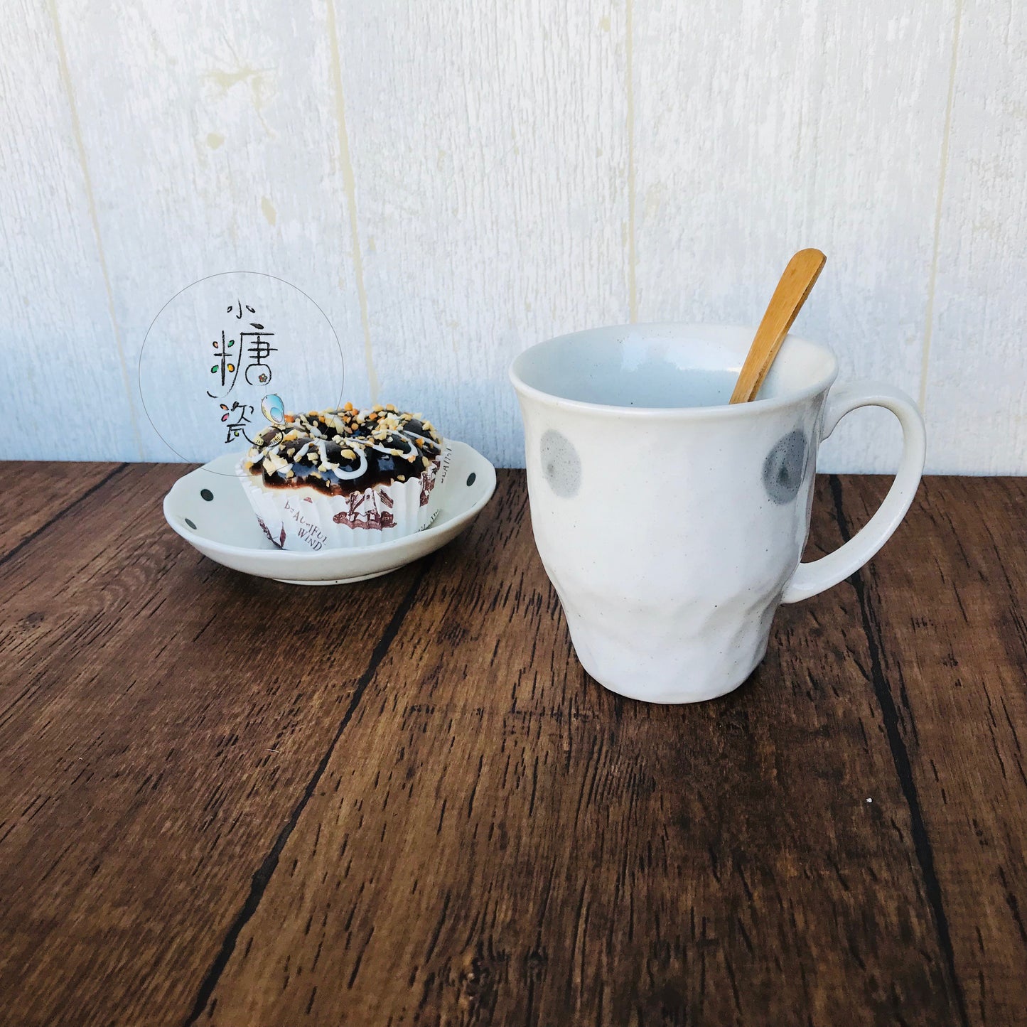 小糖瓷⎜日本製 鄉村手陶味馬克杯（兩色）