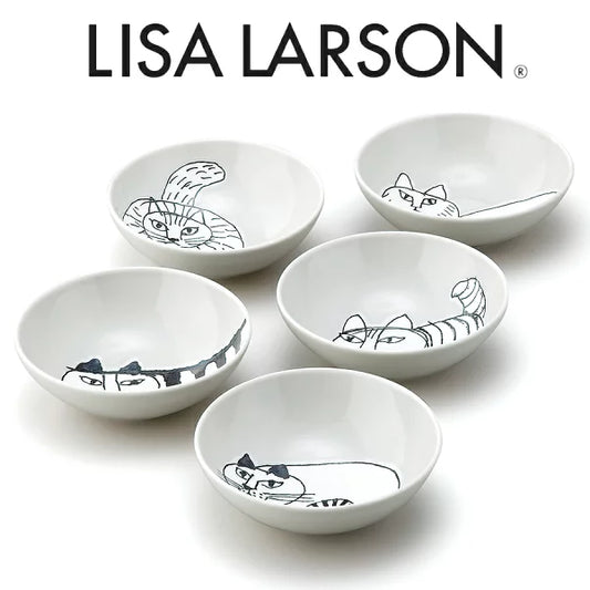 小糖瓷｜日本製 [Lisa Larson] 喵咪早餐碗/沙拉碗/點心碗