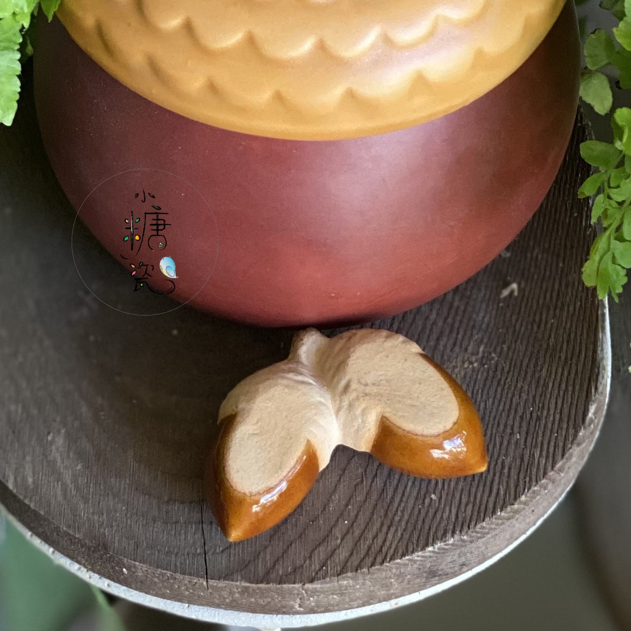 小糖瓷｜日本製 🈴️ どんぐり 橡樹實筷架