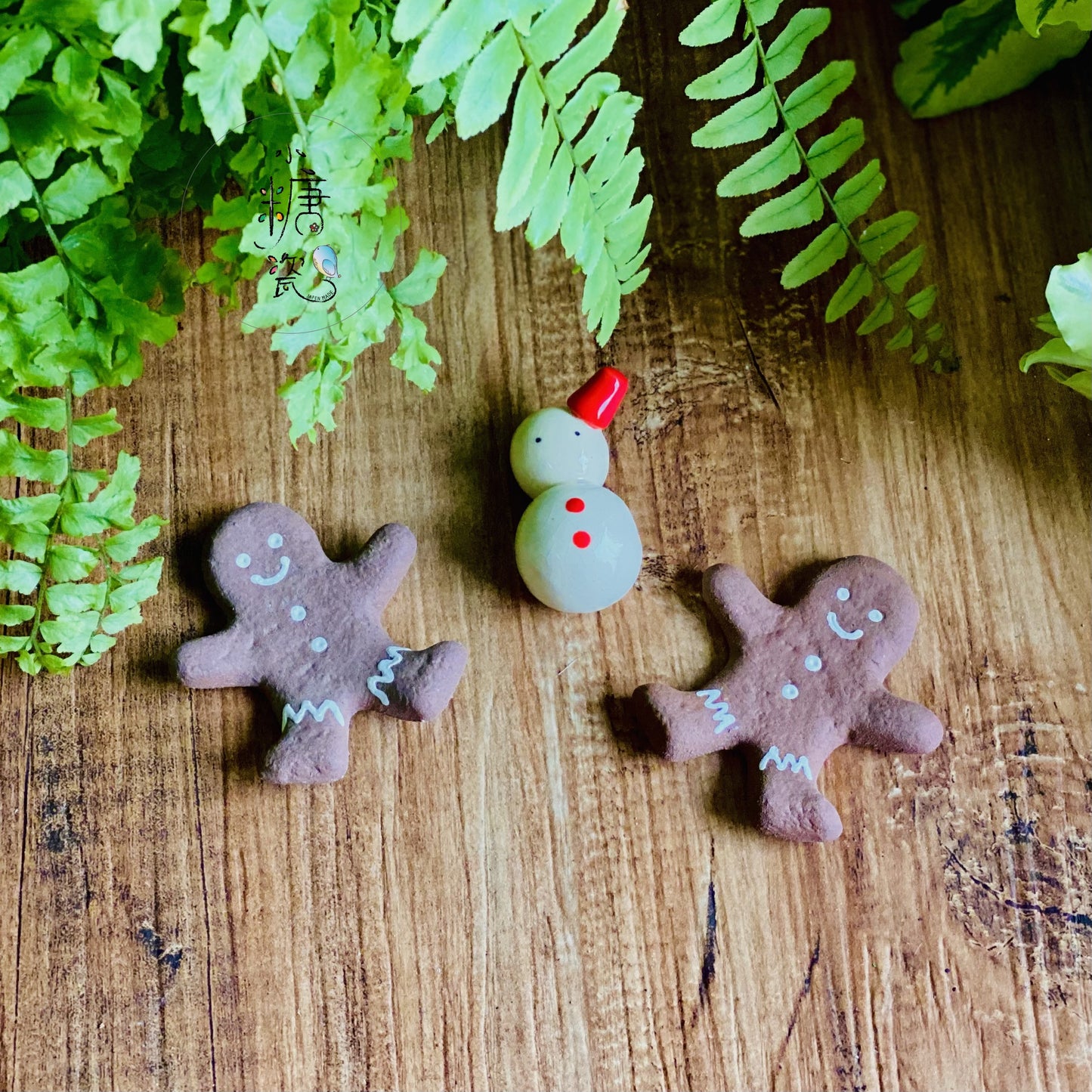 小糖瓷｜日本製 🈴️ 聖誕交換禮物 聖誕樹雪人薑餅人好朋友筷架