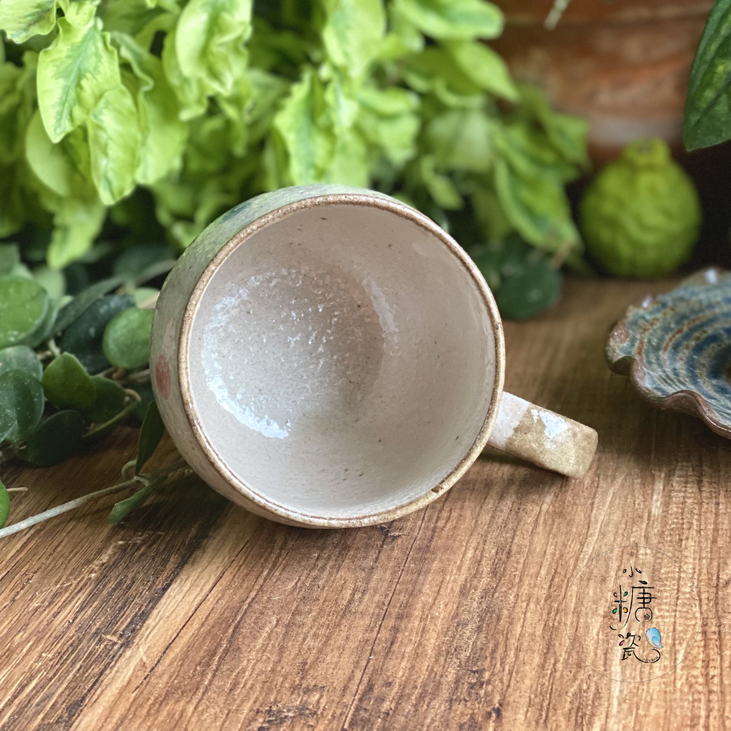 小糖瓷｜日本製 🈴️ 陶作輕量彩色點點粗釉馬克杯